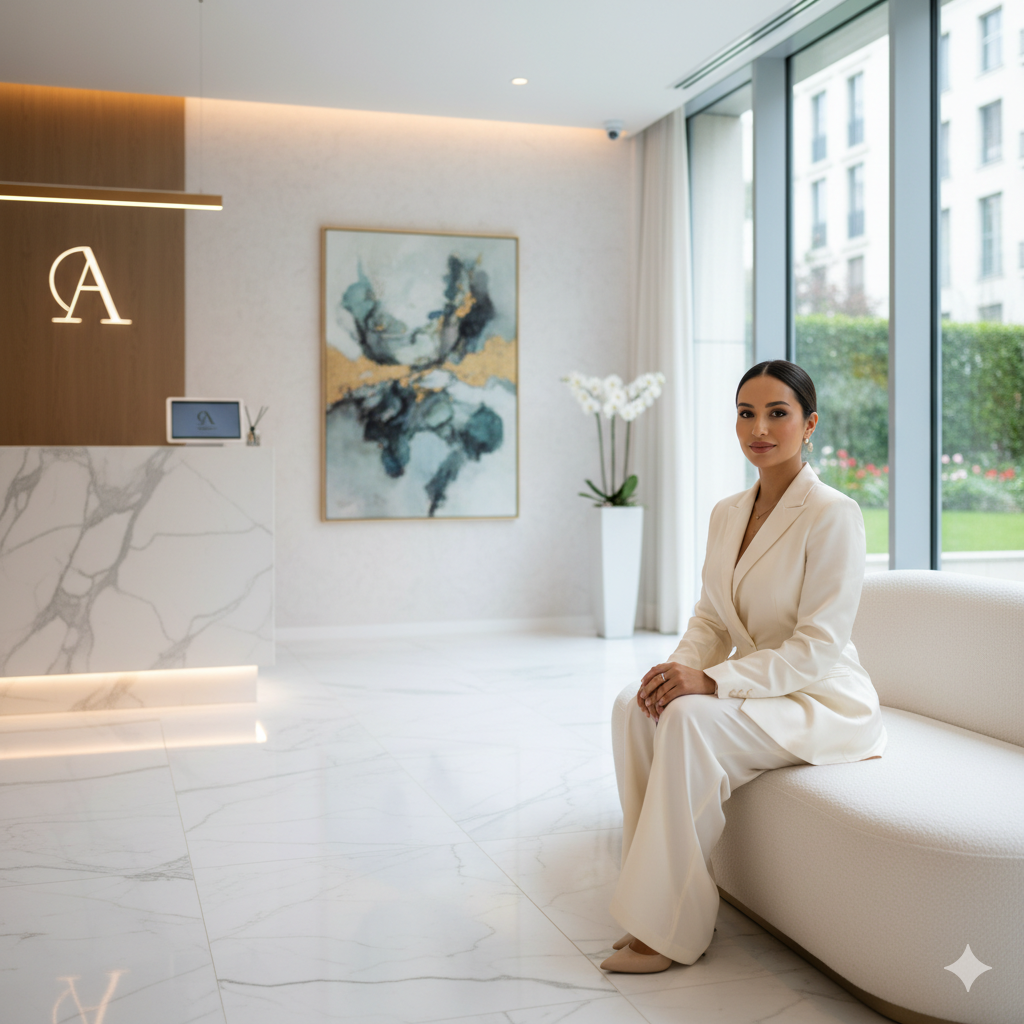 Espace clinique moderne et lumineux